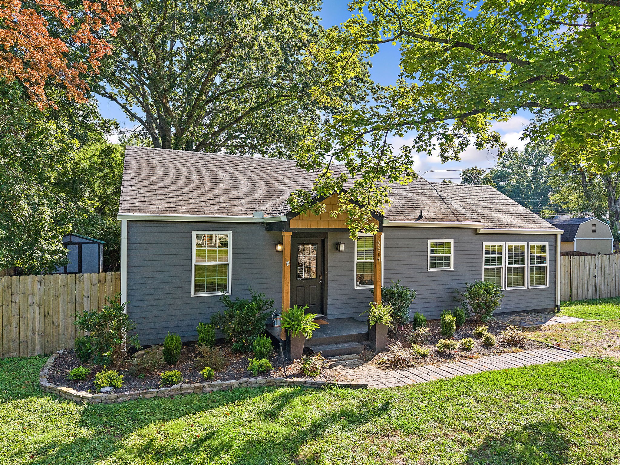 2614 Live Oak Road Nashville, TN 37210 - Photo 3 of 37 a front view of a house with garden