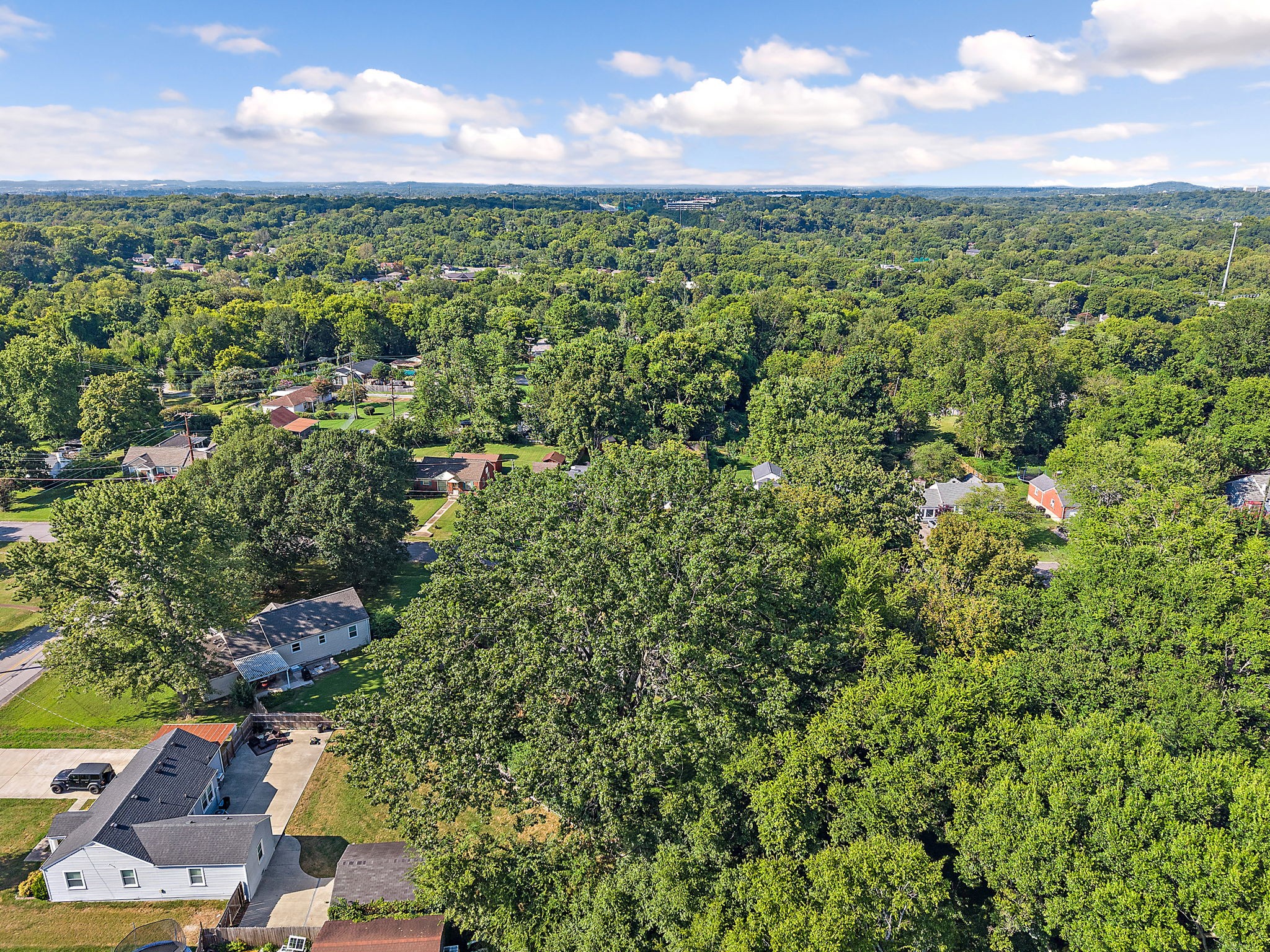 2614 Live Oak Road Nashville, TN 37210 - Photo 34 of 37 an aerial view of a houses with city view
