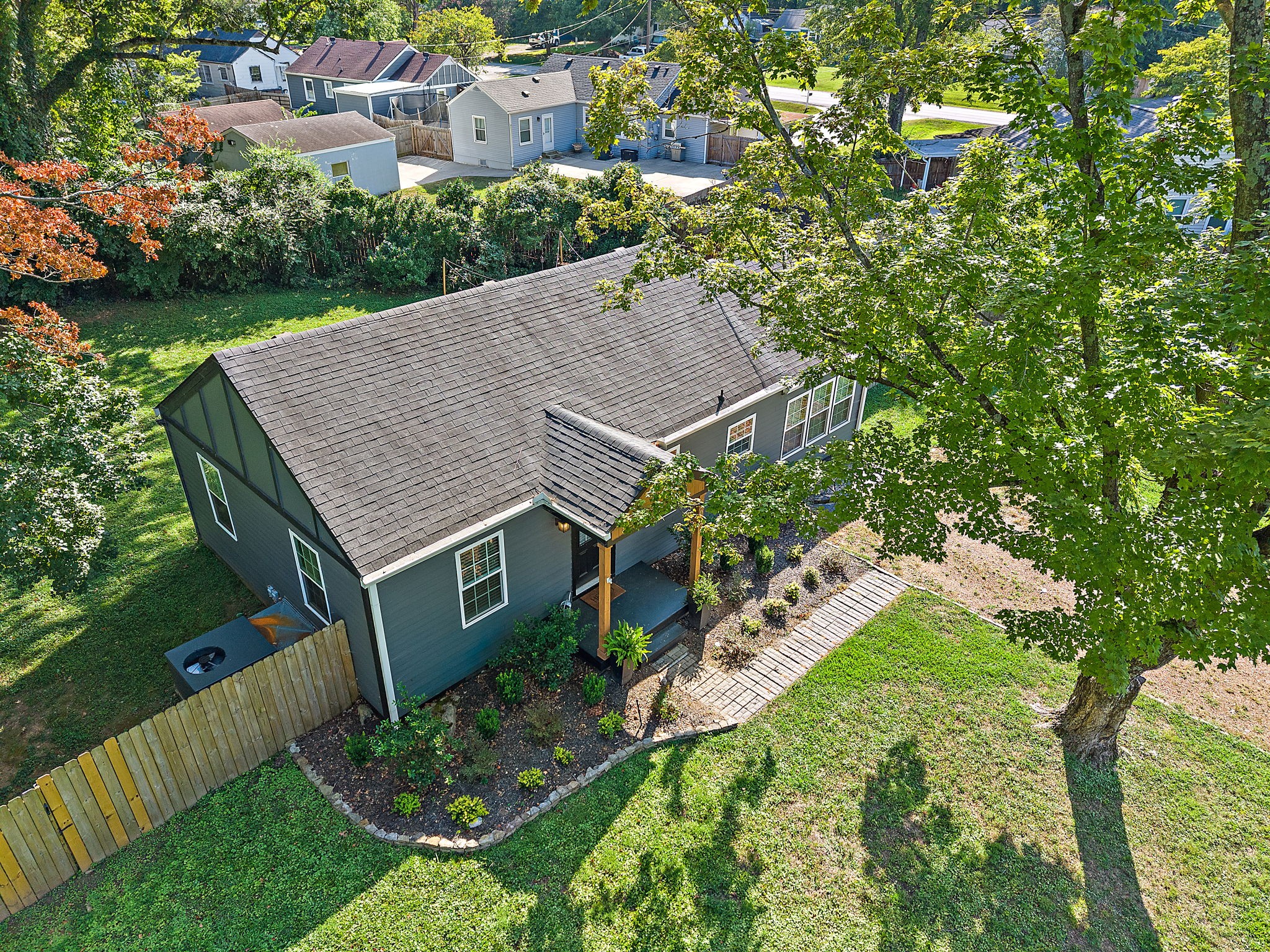 2614 Live Oak Road Nashville, TN 37210 - Photo 6 of 37 an aerial view of house with yard