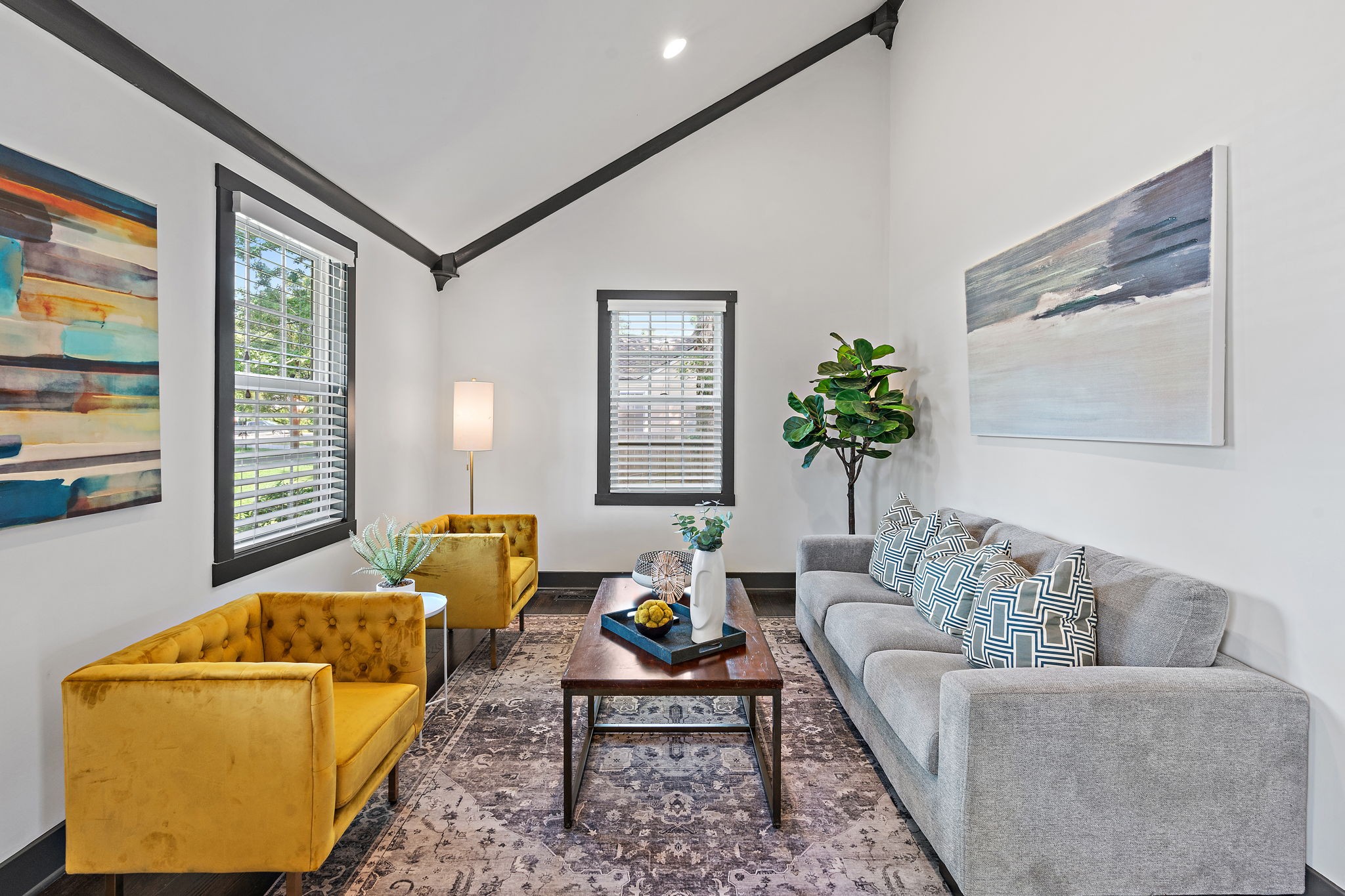 2614 Live Oak Road Nashville, TN 37210 - Photo 8 of 37 a living room with furniture and a large window