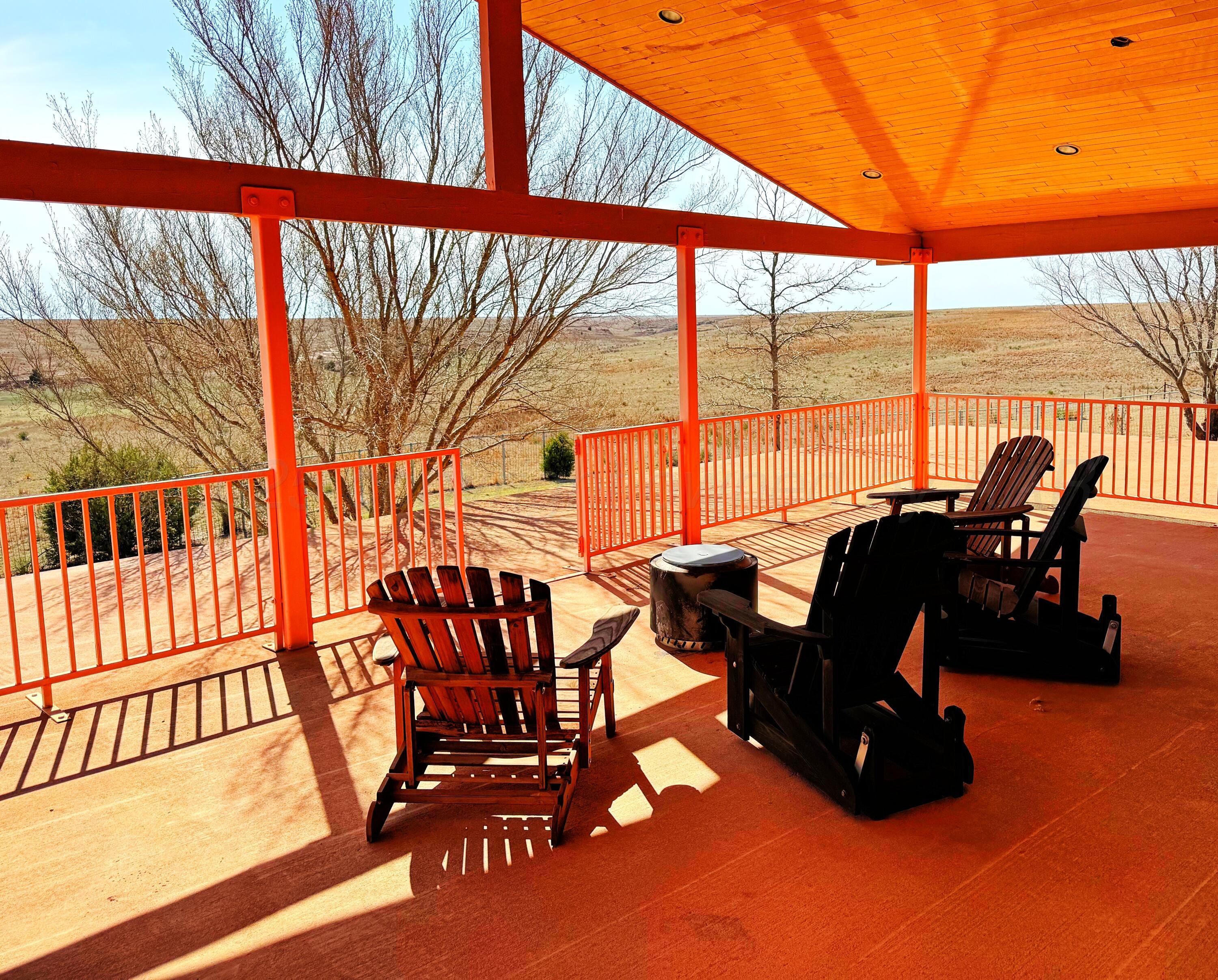 12885 Highway 83 Perryton, TX 79070 - Photo 20 of 40 a view of living room with furniture and floor to ceiling window