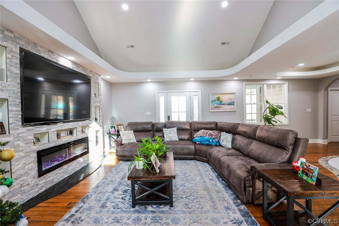 2420 Aberdeen Road Richmond, VA 23237 - Photo 14 of 50 a living room with furniture and a flat screen tv
