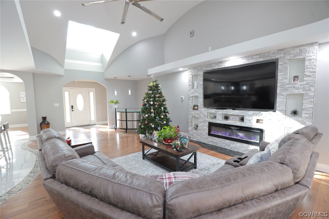 2420 Aberdeen Road Richmond, VA 23237 - Photo 16 of 50 a living room with furniture and a flat screen tv