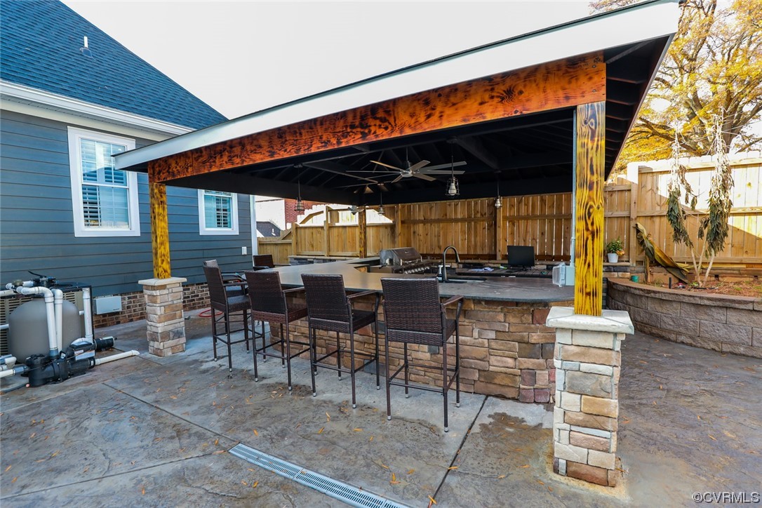 2420 Aberdeen Road Richmond, VA 23237 - Photo 42 of 50 a view of chairs and tables in patio