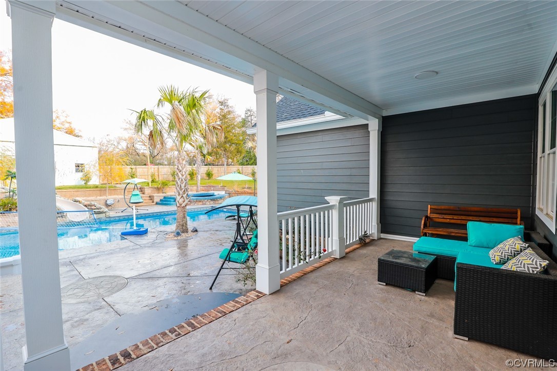 2420 Aberdeen Road Richmond, VA 23237 - Photo 48 of 50 a backyard of a house with outdoor seating