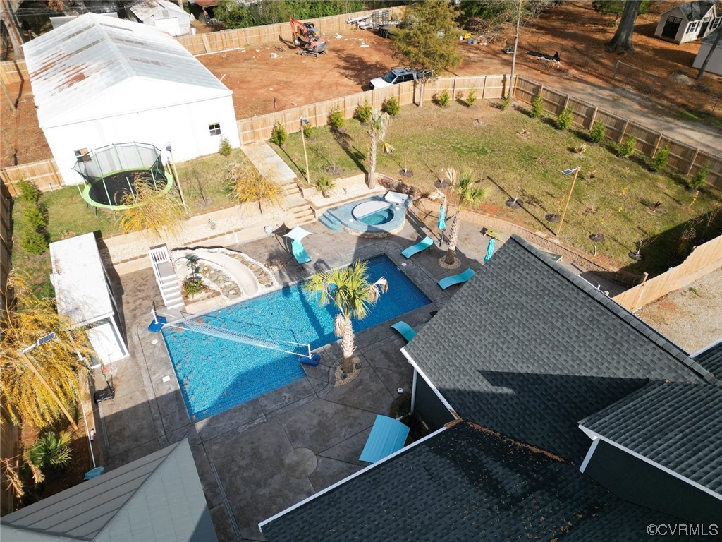 2420 Aberdeen Road Richmond, VA 23237 - Photo 5 of 50 an aerial view of a house with a swimming pool
