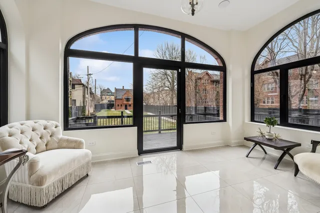 a bathroom with a sink a vanity and a mirror