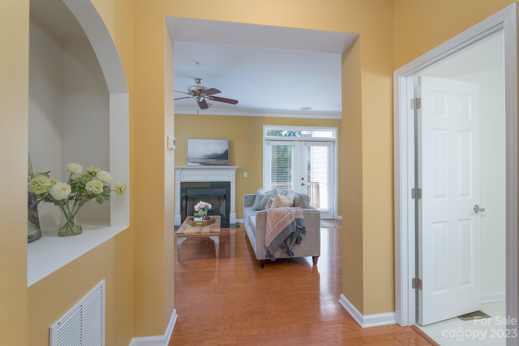 627 Sunfish Lane Tega Cay, SC 29708 - Photo 17 of 46 a living room with furniture and a fireplace