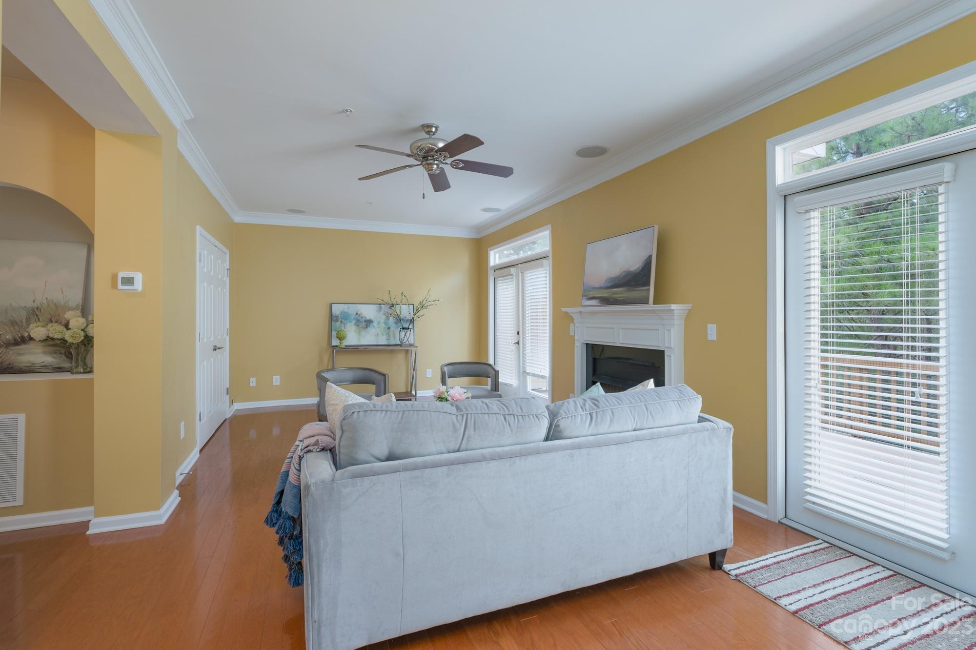 627 Sunfish Lane Tega Cay, SC 29708 - Photo 18 of 46 a living room with furniture and a fireplace