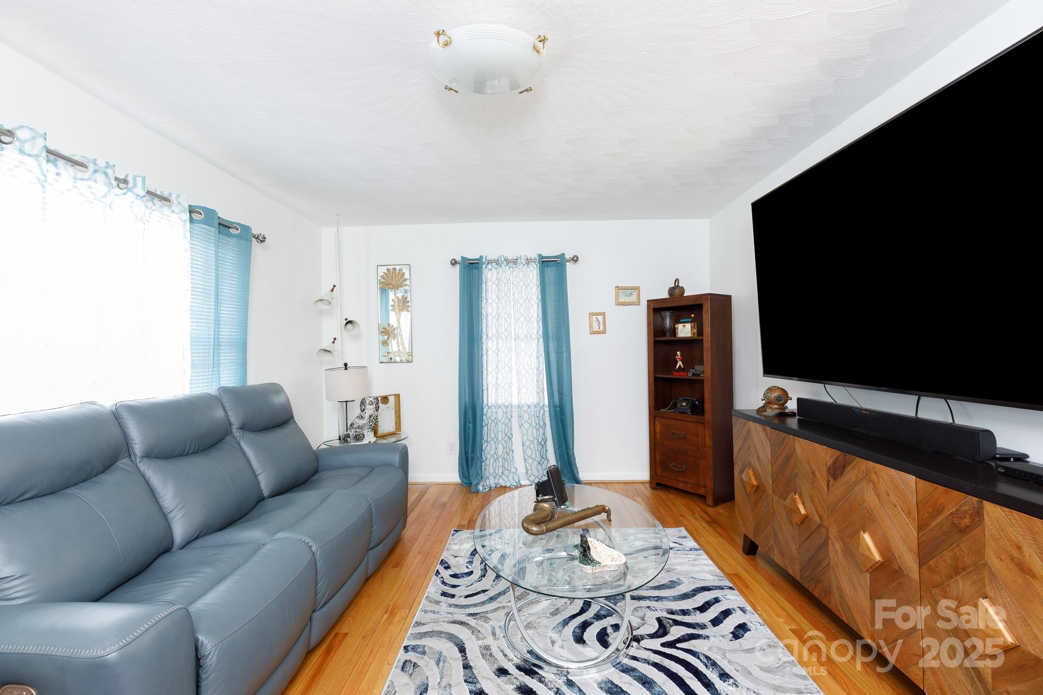 103 Perry Street Shelby, NC 28150 - Photo 16 of 22 a living room with furniture and a flat screen tv