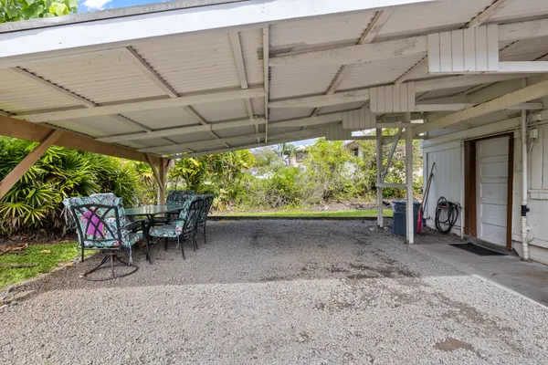 a view of outdoor space with chairs