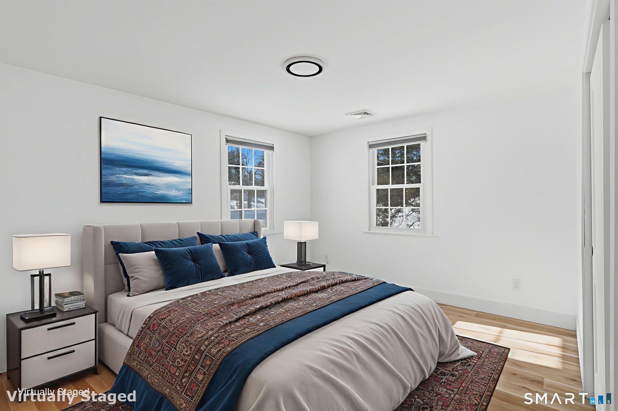 2 Yellow Orange Circle Middletown, CT 06457 - Photo 15 of 39 a bedroom with a large bed and a lamp