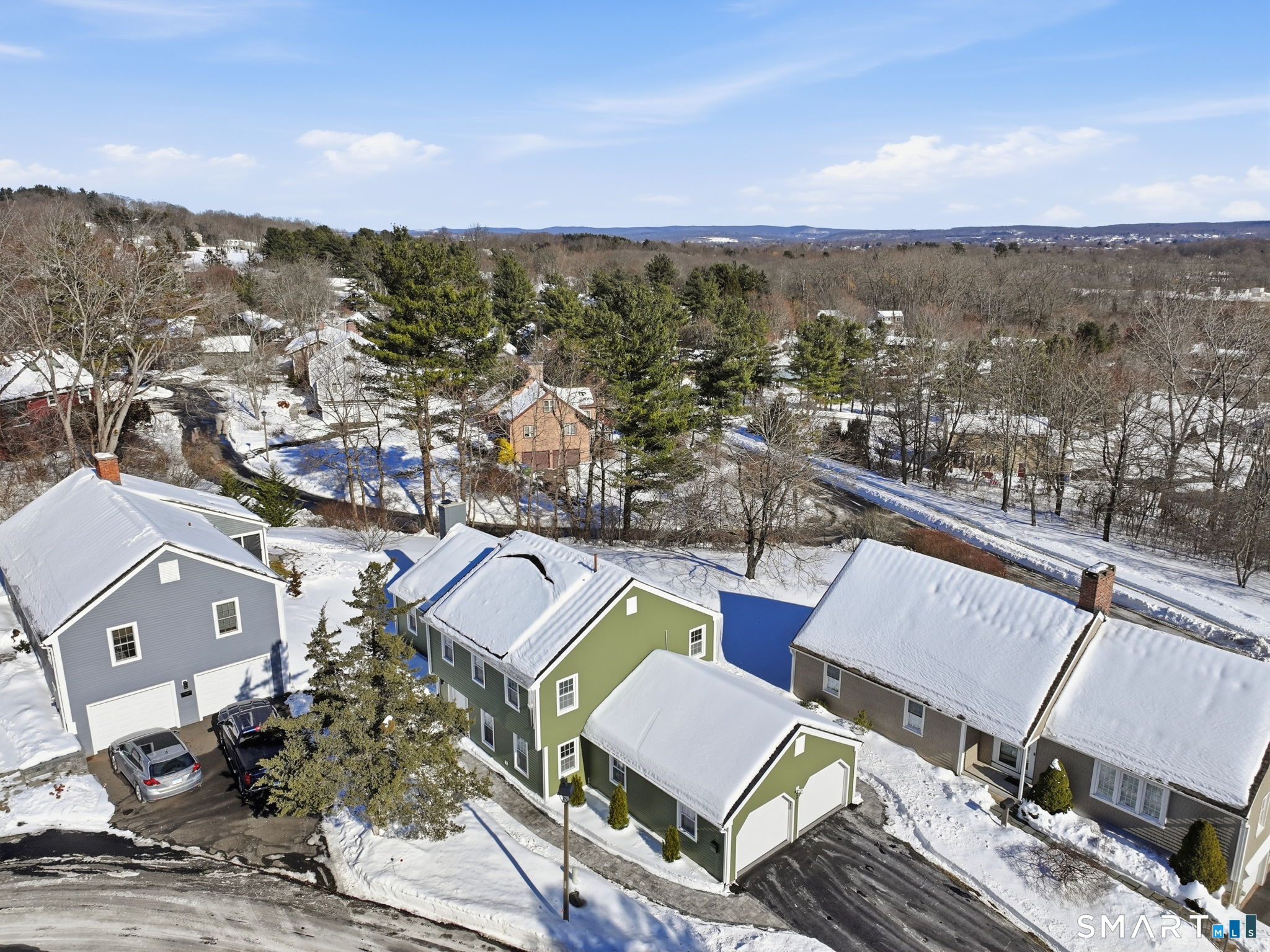 2 Yellow Orange Circle Middletown, CT 06457 - Photo 35 of 39 an aerial view of a house with a garden