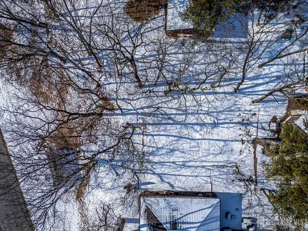 a view of a street with houses