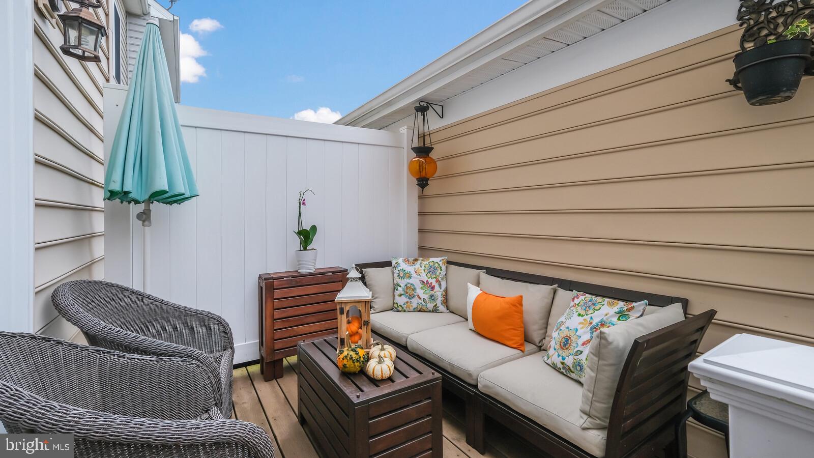 3678 Jacob Stout Road Doylestown, PA 18902 - Photo 28 of 30 Back Deck with Lots of Privacy