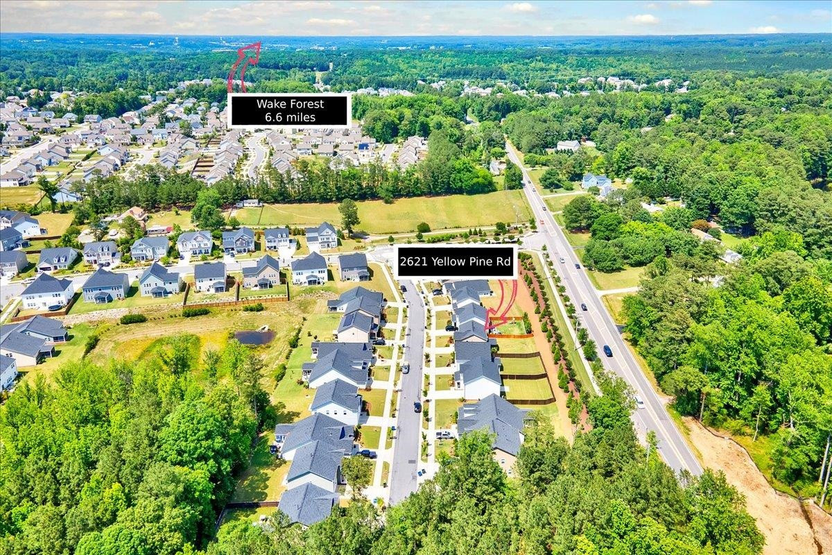 2621 Yellow Pine Road Raleigh, NC 27616 - Photo 54 of 61 Aerial View
