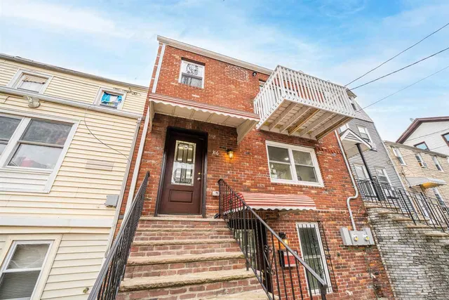 a view of a building with stairs