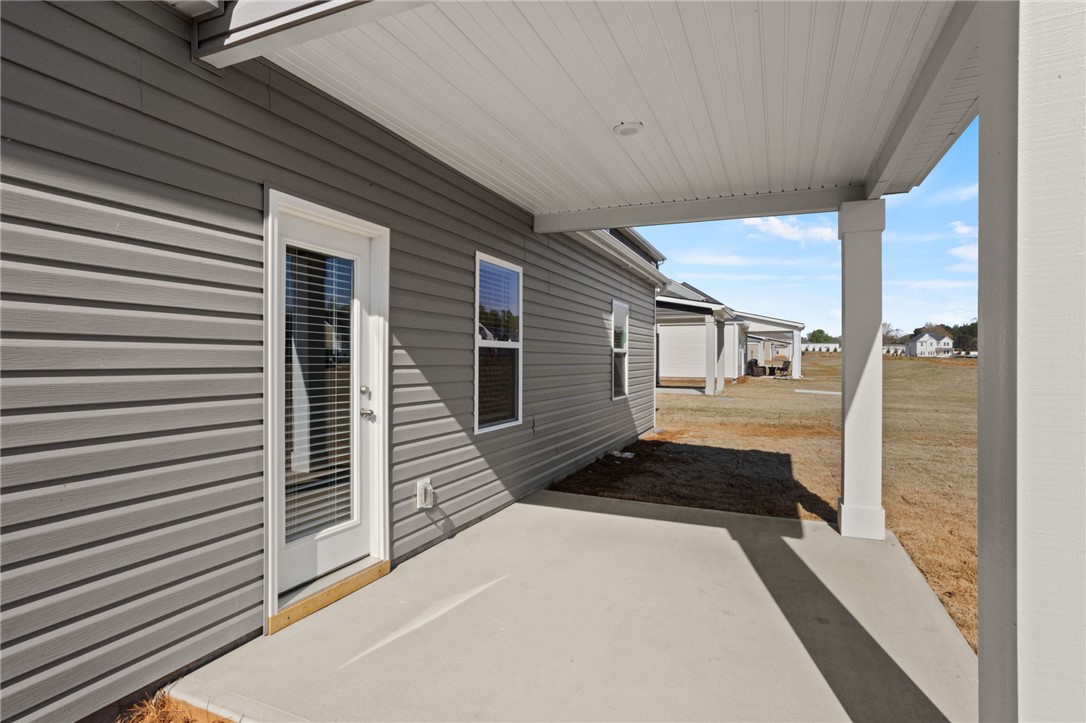 629 Silver Fir Street Piedmont, SC 29673 - Photo 33 of 36 This residence features a covered patio perfect for outdoor living and entertaining.