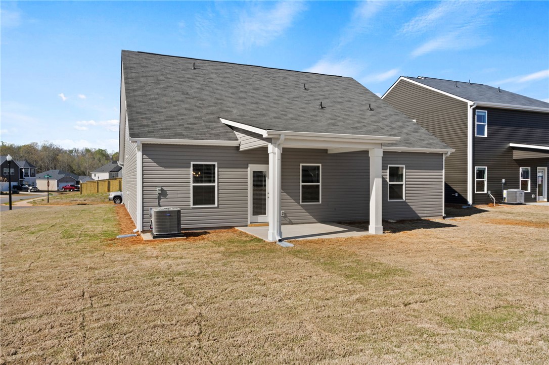 629 Silver Fir Street Piedmont, SC 29673 - Photo 34 of 36 This newly constructed home features a covered patio perfect for outdoor living and entertaining.