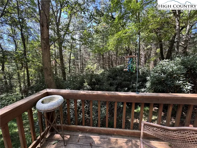 a view of outdoor space and deck