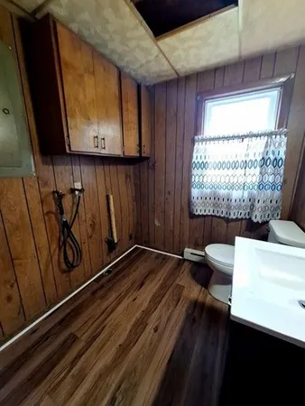 a view of storage and utility room
