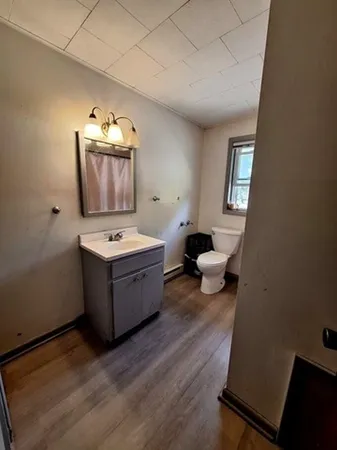 a room with storage and utility