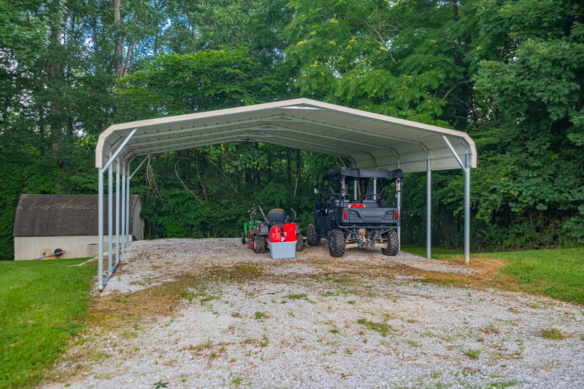 255 Flora Lane Manchester, TN 37355 - Photo 43 of 53 a view of a wooden deck with a yard