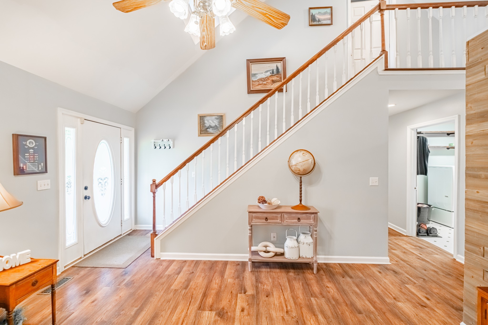 255 Flora Lane Manchester, TN 37355 - Photo 10 of 53 a view of entryway and hall with wooden floor