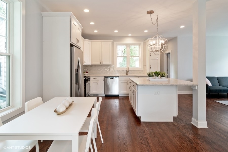 204 Fairbank Road Riverside, IL 60546 - Photo 8 of 24 a large kitchen with a table and chairs