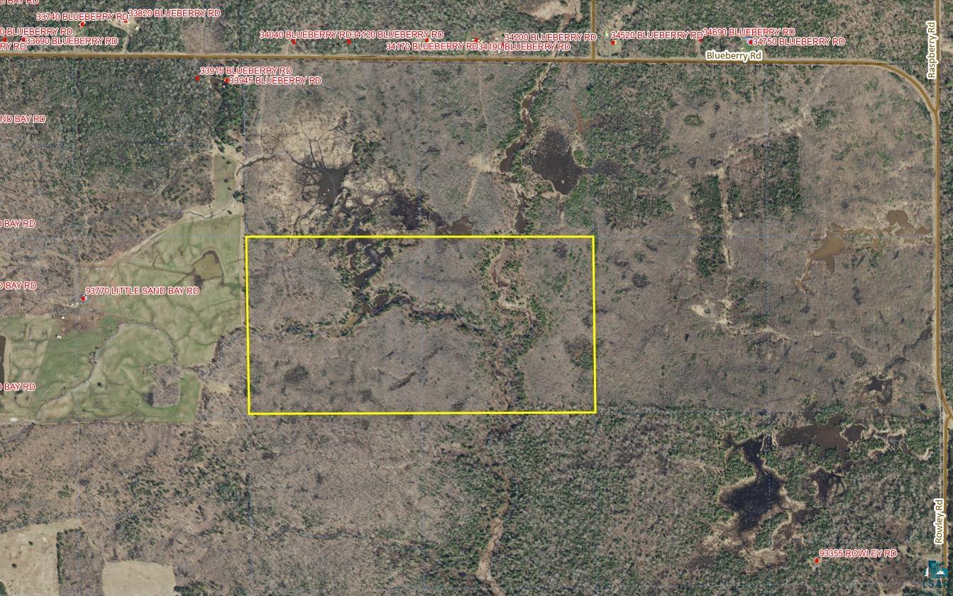 80-acres Near Blueberry Road Bayfield, WI 54814 - Photo 2 of 3 Aerial Medium View