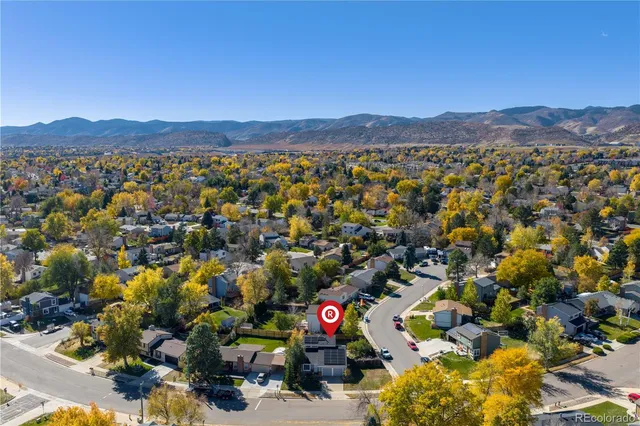 a view of city and mountain