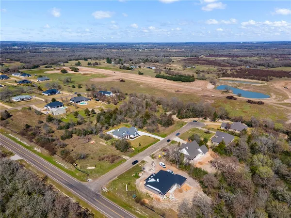 aerial view of a house