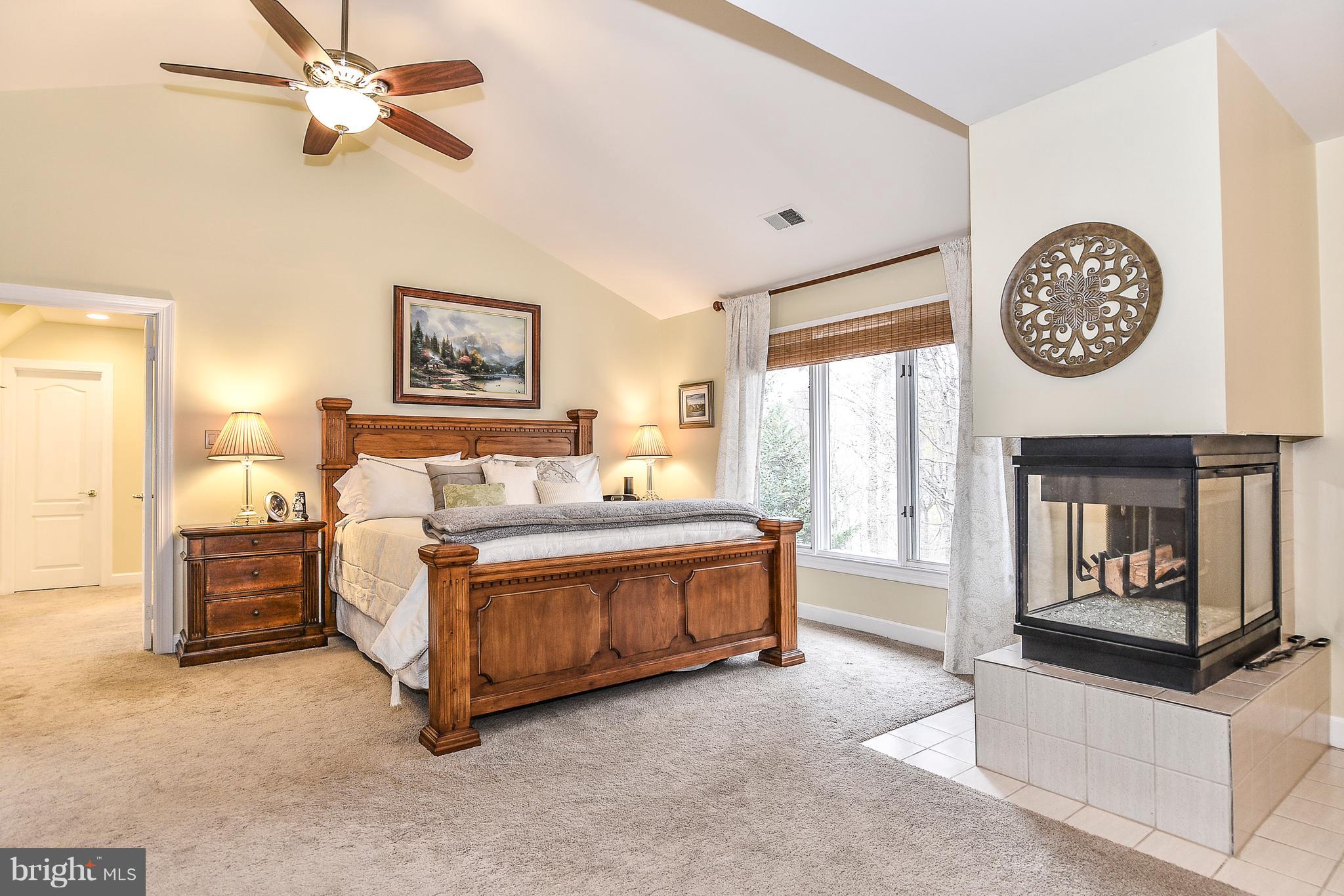 1309 Stamford Way Reston, VA 20194 - Photo 23 of 50 Master Suite with 3 Sided Fireplace