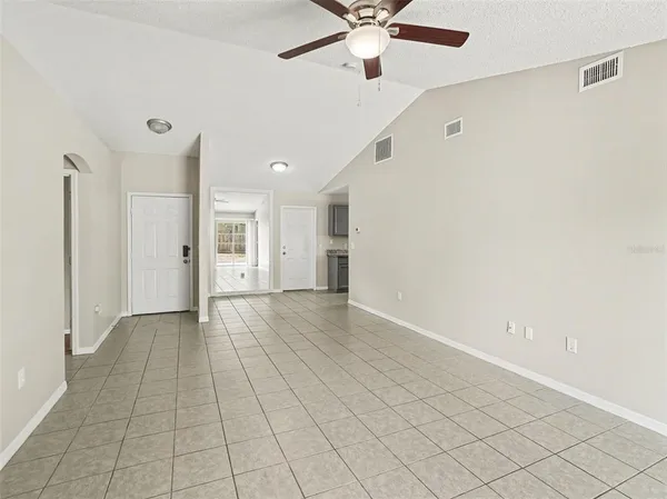 a view of an empty room