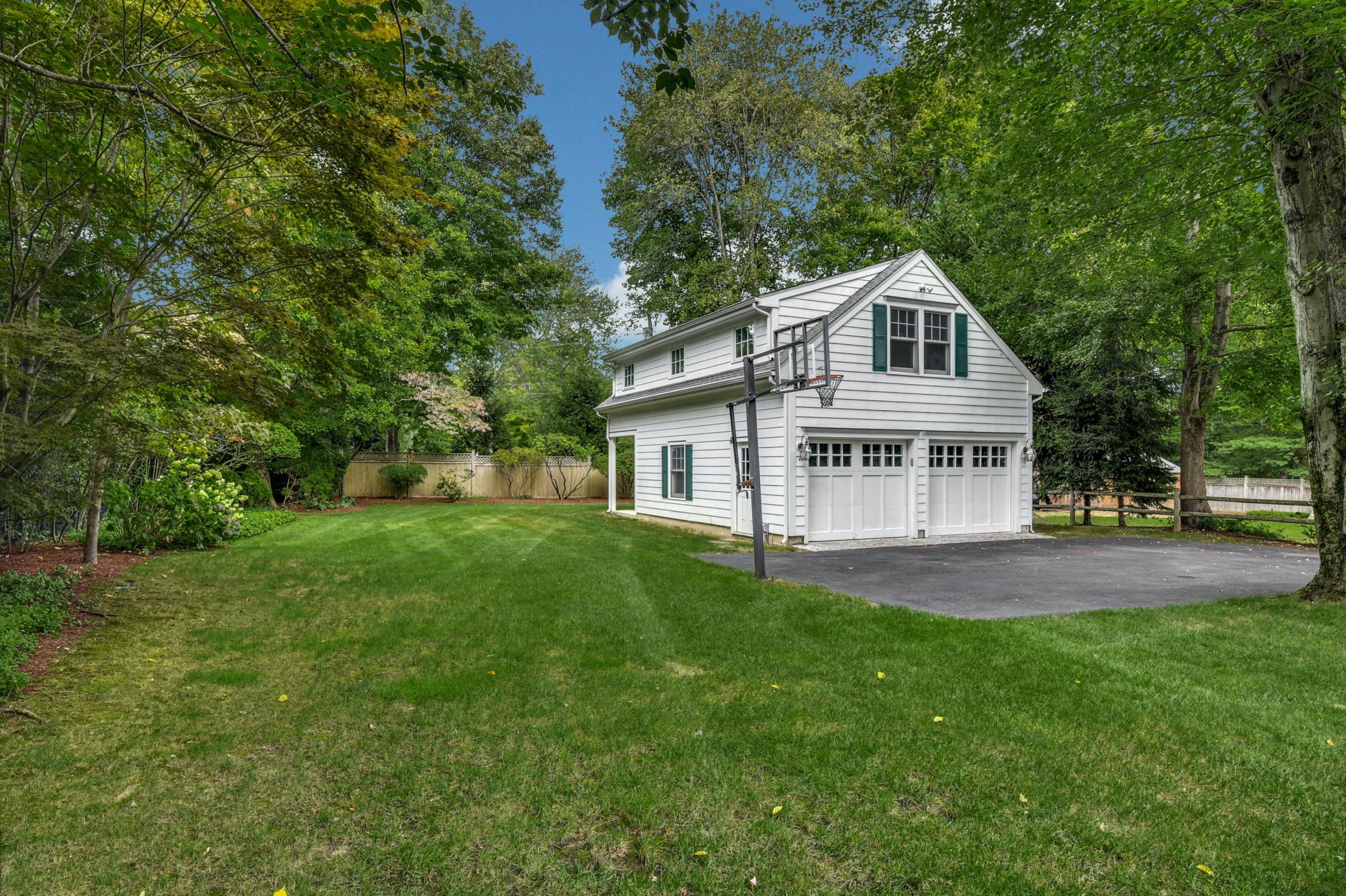 11 Sunset Road Darien, CT 06820 - Photo 34 of 38 a house view with a garden space
