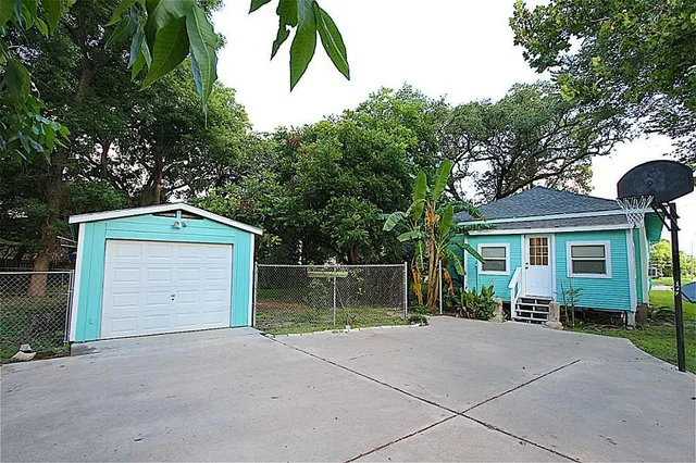 a house with a outdoor space
