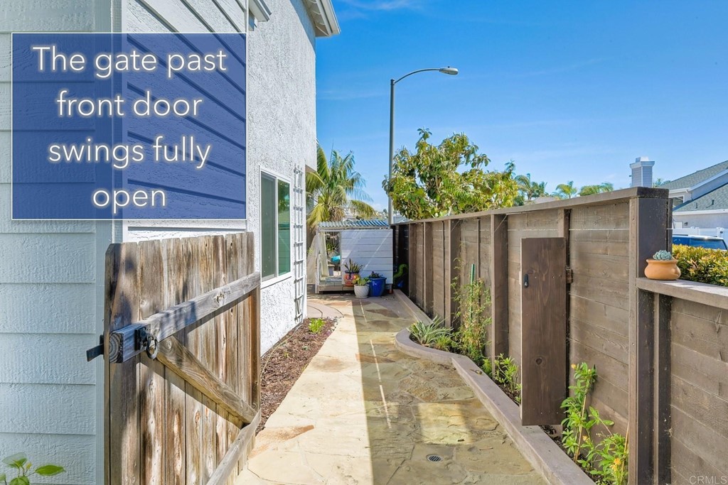 821 Windcrest Drive Carlsbad, CA 92011 - Photo 37 of 53 a view of a brick wall with an outdoor space