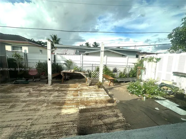 a view of a glass door