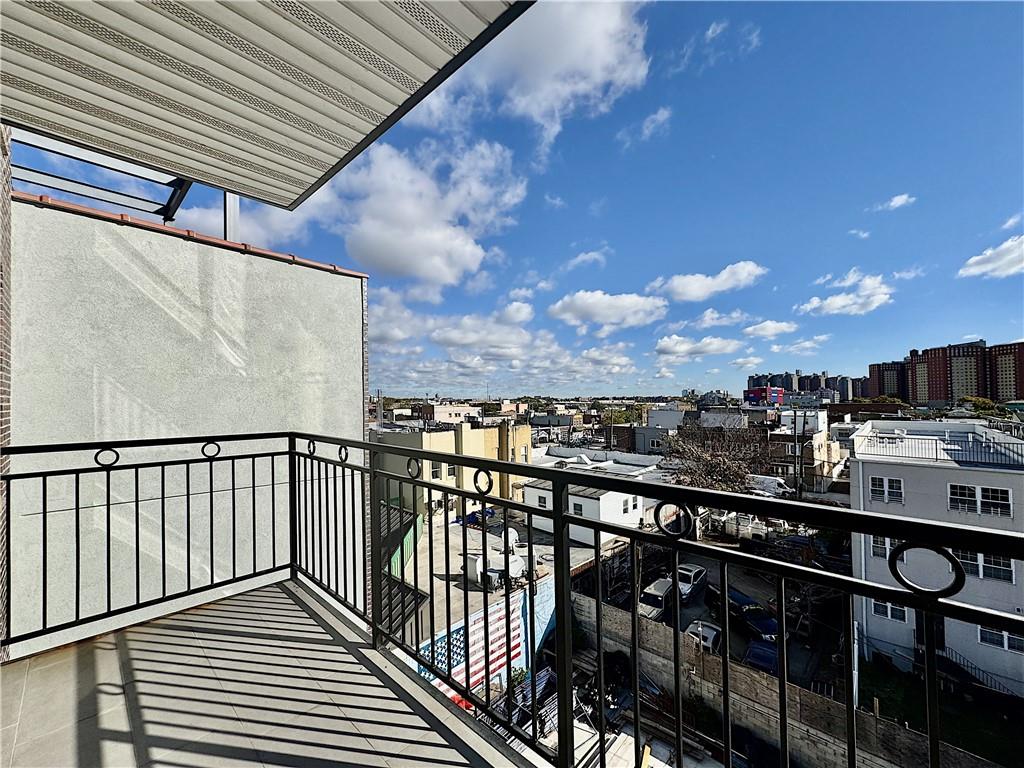 2819 West 17th Street, Unit 2B Brooklyn, NY 11224 - Photo 14 of 18 a view of a balcony with city view