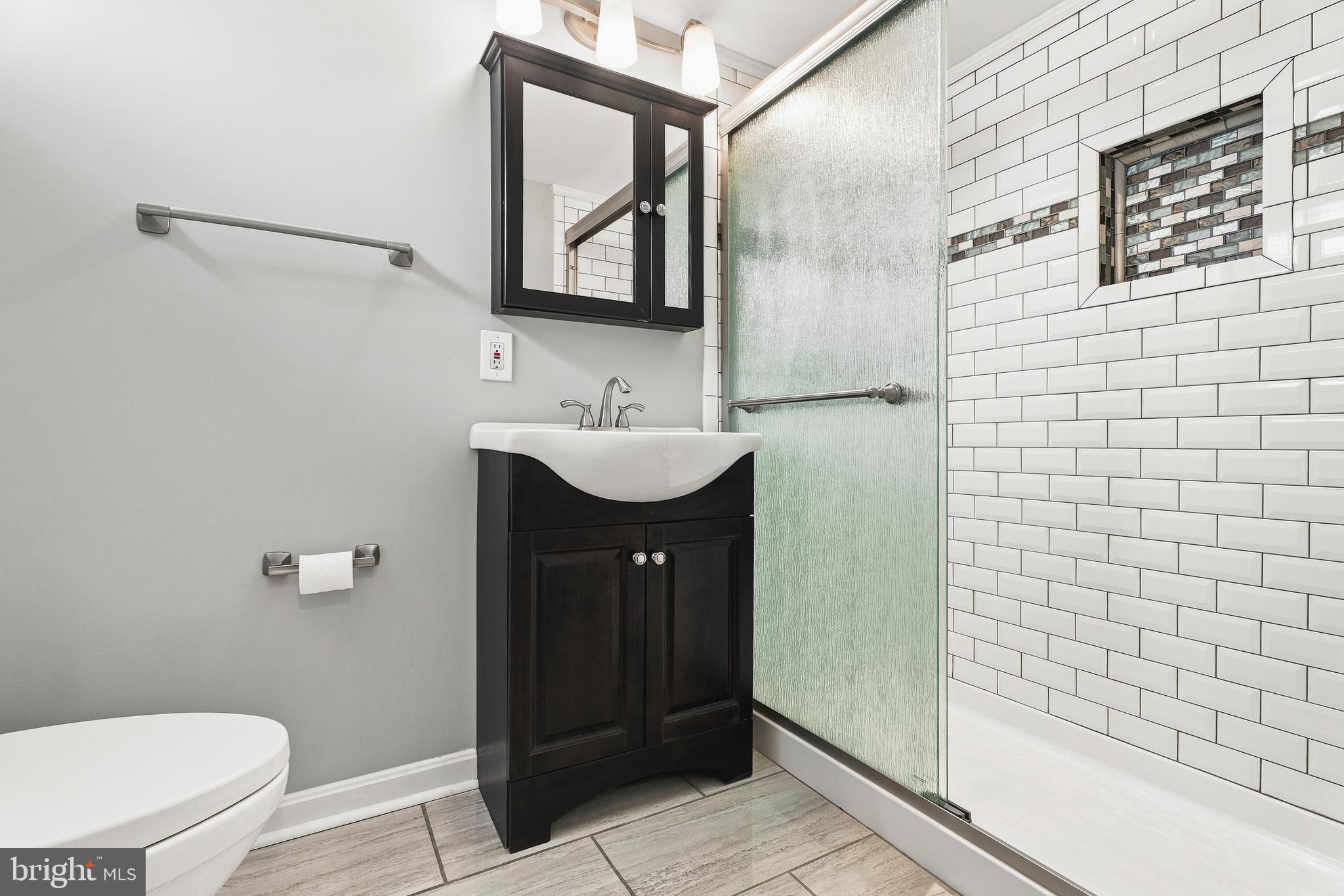 530 Holly Hunt Road Baltimore, MD 21220 - Photo 25 of 37 Lower Level Updated Full Bathroom