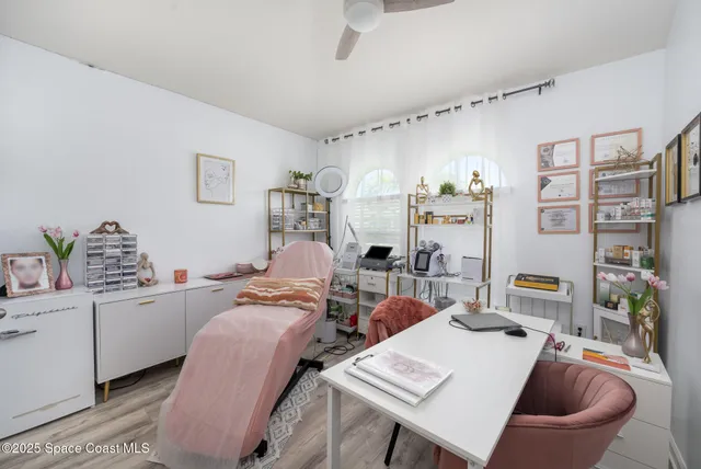 a room that has a couch and a table in it