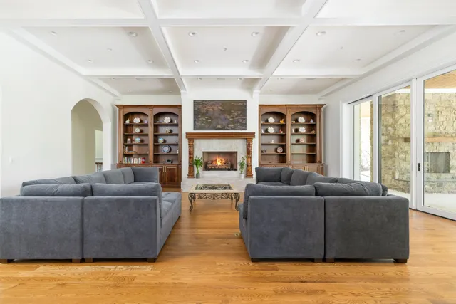 a bathroom with a bathtub and a sink