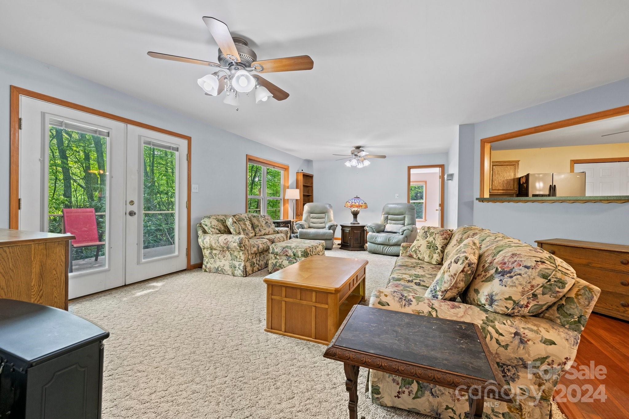 10 Bailey Ridge Road Black Mountain, NC 28711 - Photo 18 of 44 a living room with furniture and a large window