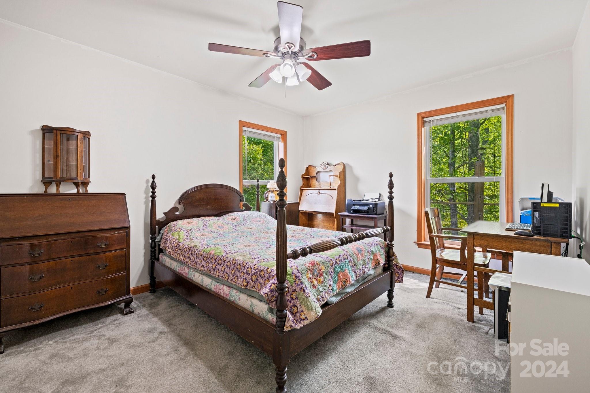 10 Bailey Ridge Road Black Mountain, NC 28711 - Photo 29 of 44 a bed room with a bed and a window