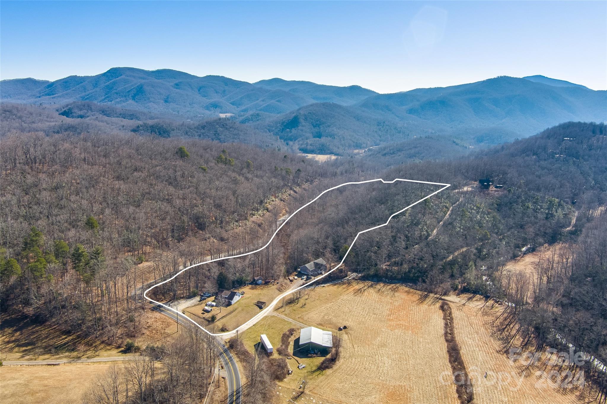 10 Bailey Ridge Road Black Mountain, NC 28711 - Photo 4 of 44 a view of a backyard with mountain view