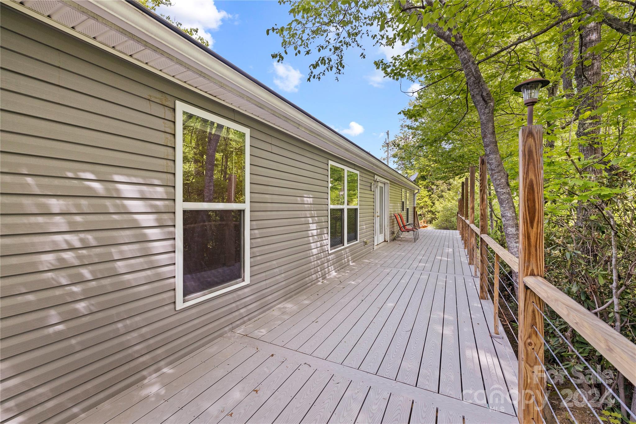 10 Bailey Ridge Road Black Mountain, NC 28711 - Photo 10 of 44 a view of backyard with a deck