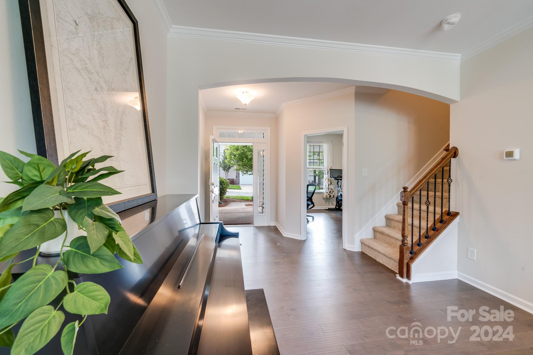 805 River Park Road Belmont, NC 28012 - Photo 3 of 21 a view of entryway with wooden floor
