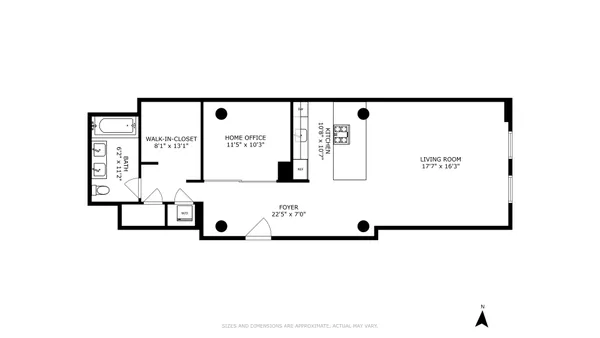 $9,250 | 250 West Street, Unit 5K | TriBeCa