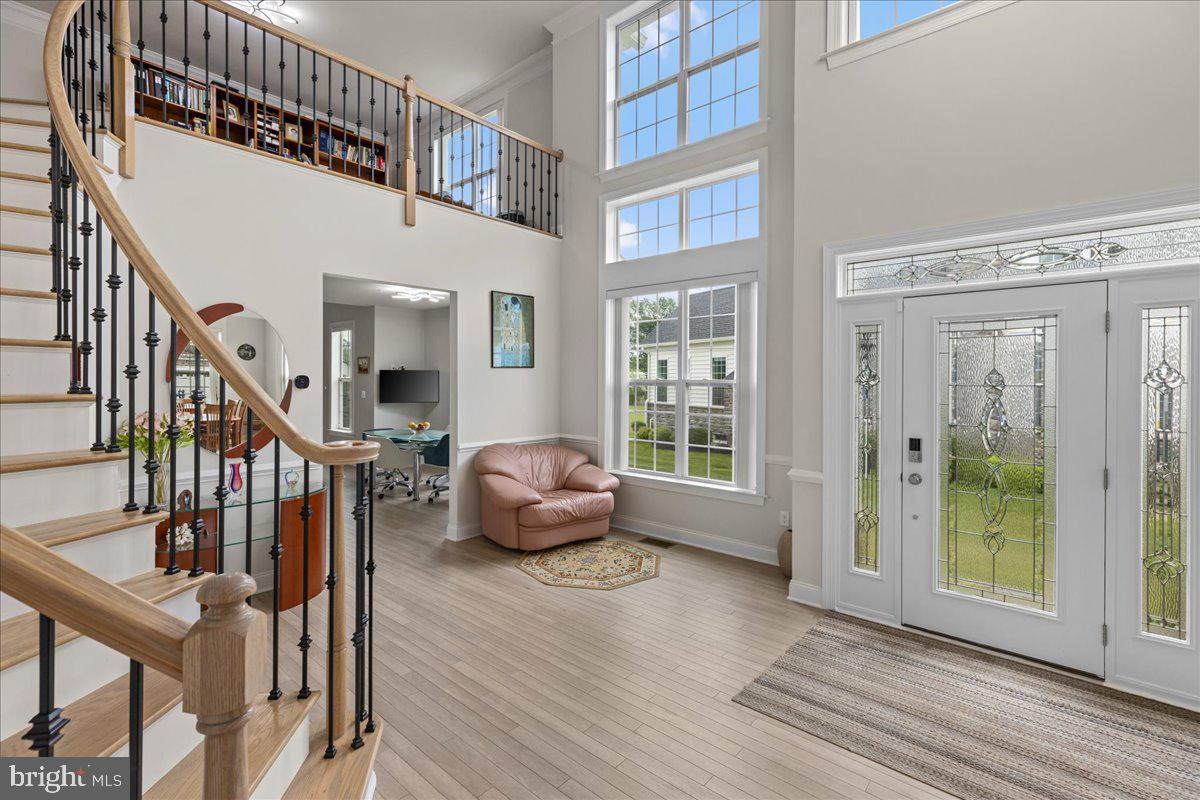 93 Lavender Drive Yardley, PA 19067 - Photo 3 of 47 Massive Entry Foyer with 18' ceilings