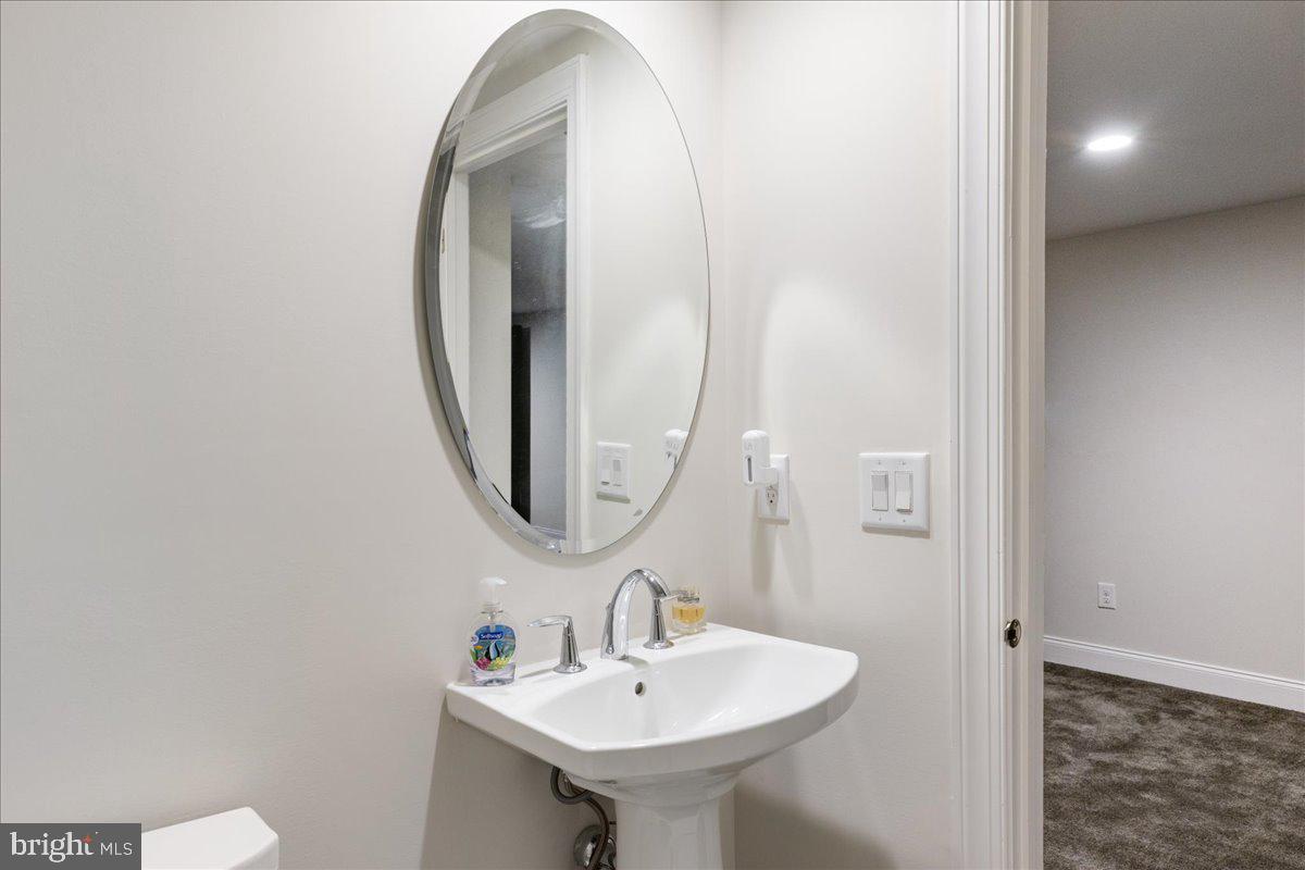 93 Lavender Drive Yardley, PA 19067 - Photo 39 of 47 Powder Room in the Finished Basement